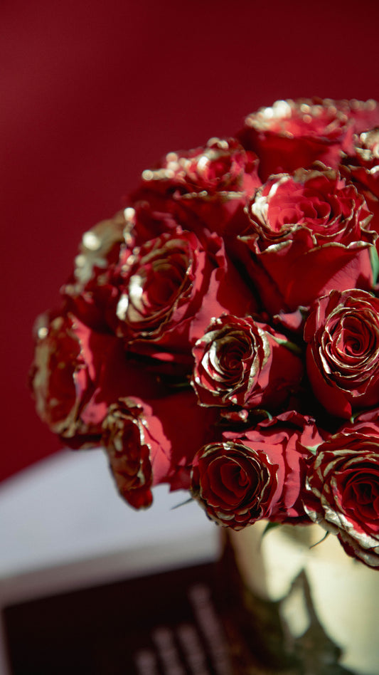 Gold Dipped Roses