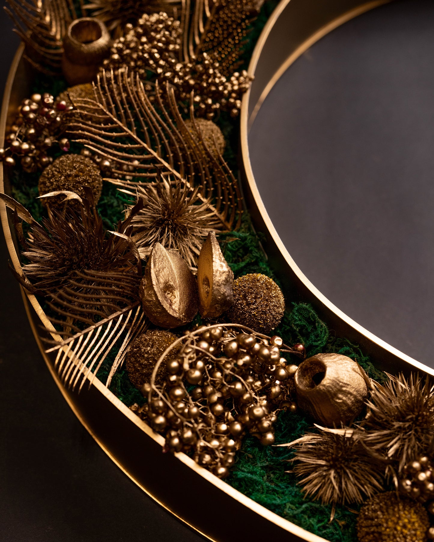 Gold Flat Crescent