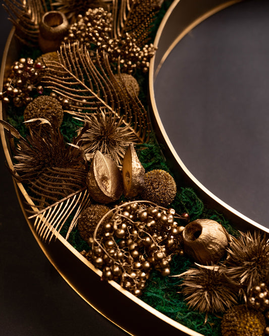 Gold Flat Crescent
