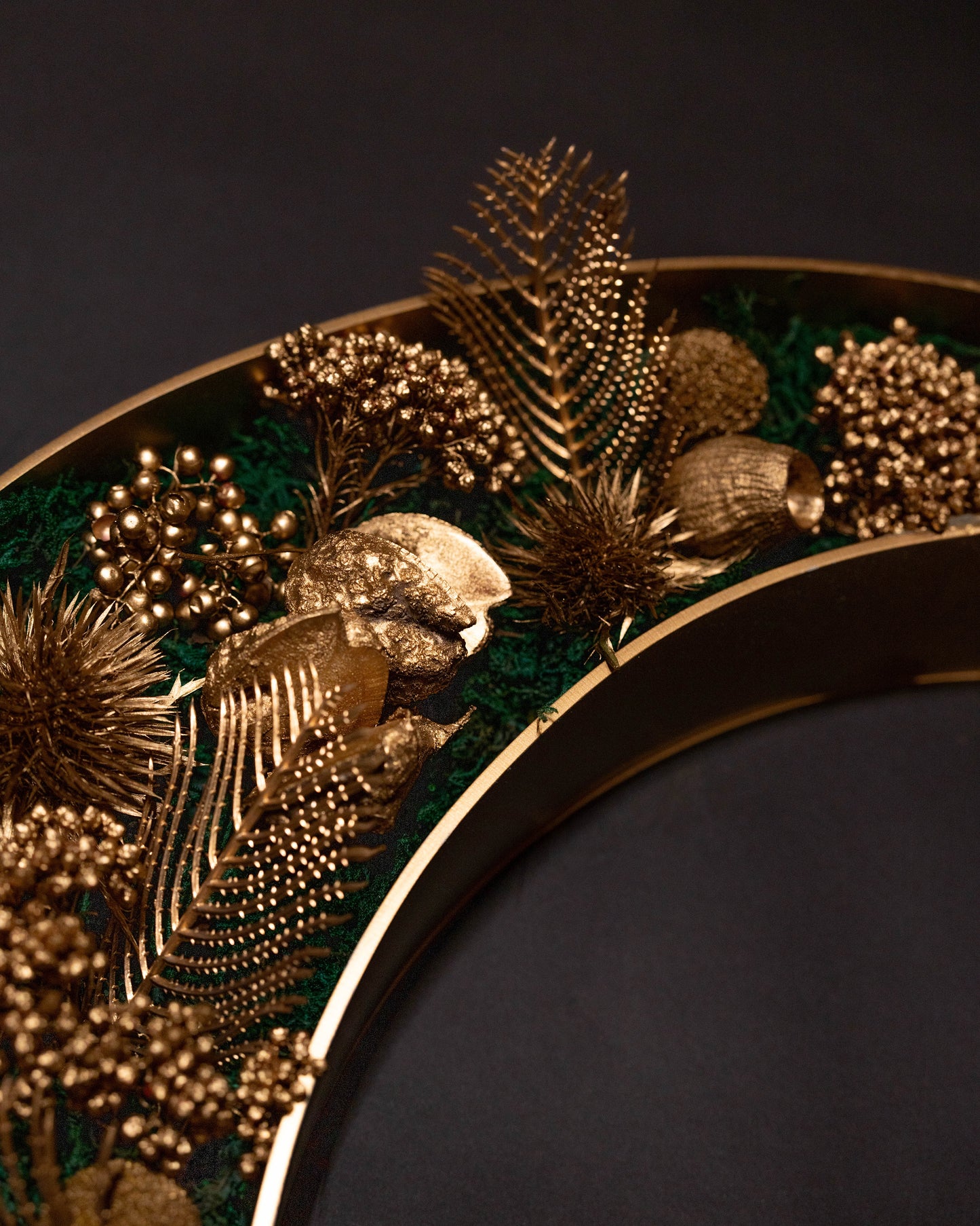 Gold Flat Crescent
